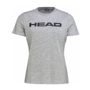 Tennisshirt HEAD Women Club Lucy Grey Melange 2024-XXXL