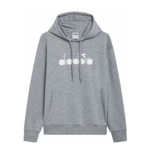 Hoodie Diadora Unisex Logo High Rise Melange-S