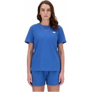 T-Shirt New Balance Women Sport Essentials Jersey T-Shirt Blue Agate-XS