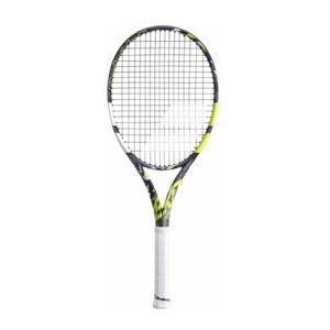 Tennisracket Babolat Pure Aero Lite Grey Yellow White (Bespannen)-Gripmaat L3