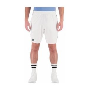 Tennisbroek New Balance Men Tournament 9 Inch Short White-XXL