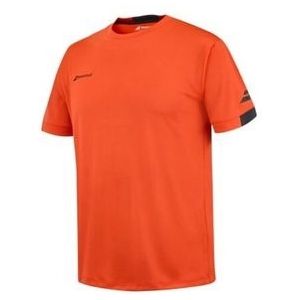 Tennisshirt Babolat Boy Play Crew Neck Tee Fiesta Red-12 - 14 jaar