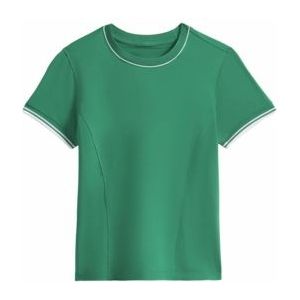 Tennisshirt Wilson Women Team Seamless Tee Courtside Green-L