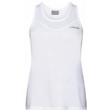 Tennisshirt HEAD Girls Easy Court Tanktop White-Maat 152