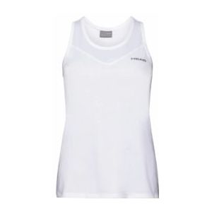Tennisshirt HEAD Girls Easy Court Tanktop White-Maat 164