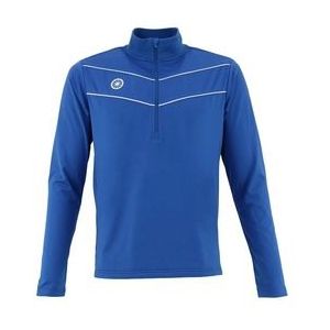 Tennistrui The Indian Maharadja Kids Baroda Chevron Half Zip Cobalt-Maat 128