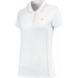 K-Swiss - Hypercourt Polo 6 - Tennisshirt - Wit - 84% Gerecycled Polyester, 16% Elastaan