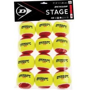 Tennisbal Dunlop Stage 3 Red (12 Polybag) 2020