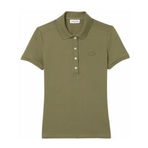 Polo Lacoste Women PF5462 Slim Fit Khaki-Maat 46