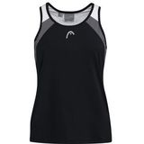 Tennisshirt HEAD Women Club 21 Tanktop Black-XL