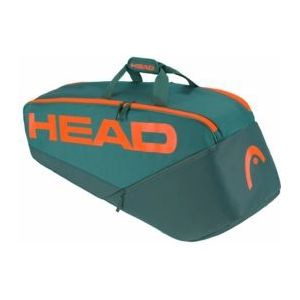Tennistas HEAD Pro Racquet Bag 6R Dark Cyan Fluo Orange