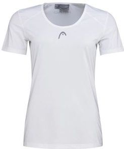 Tennisshirt HEAD Women Club 22 Tech White-XXXL