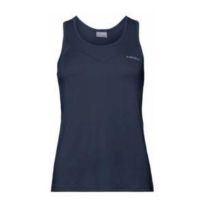 Tennisshirt HEAD Girls Easy Court Tanktop Deep Blue-Maat 128