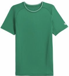 Tennisshirt Wilson Men Team Seamless Crew Courtside Green-XXL