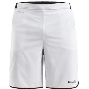 Tennisbroek Craft Men Pro Control Impact Shorts M White Black-XS
