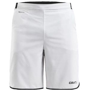 Tennisbroek Craft Men Pro Control Impact Shorts M White Black-S