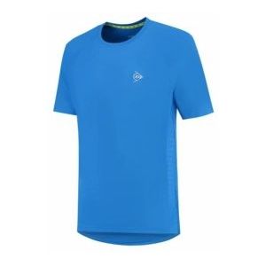 Tennisshirt Dunlop Men Ap Club Crew Tee Royal Blue-XL