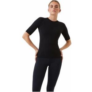 T-Shirt Björn Borg Women Borg Running Seamless T-Shirt Black Beauty-S / M