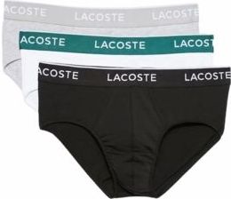 Boxershort Lacoste Men 8H3472 Black/White-Silver Chine-L