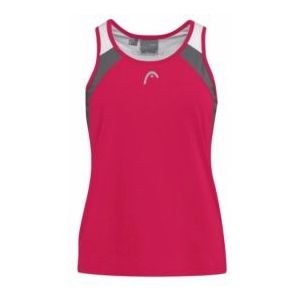 Tennisshirt HEAD Girls Club 22 Tanktop Magenta-Maat 152