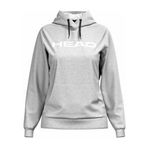 Tennistrui HEAD Women Club Original Hoodie Grey Melange-XS