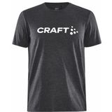 T-Shirt Craft Men Community Logo Tee Black Melange-L