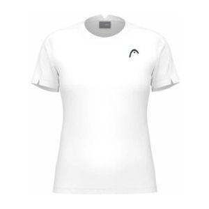 Tennisshirt HEAD Women Play Tech Uni White-XS