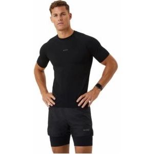 T-Shirt Björn Borg Men Borg Running Seamless T-Shirt Black Beauty-XL