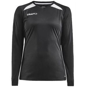 Tennisshirt Craft Women Pro Control Impact LS Tee W Black White-L