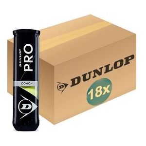 Tennisbal Dunlop Pro Coach 4-Tin (Doos 18x4) 2020