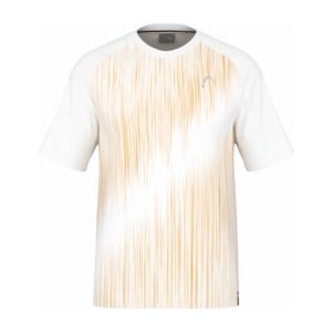 Tennisshirt HEAD Men Performance White Print-XXL