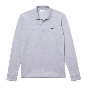 Polo Lacoste Men L1313 Longsleeve Classic Fit Silver Chine-4