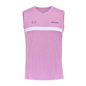 Tanktop Babolat Men Muscle Tank Juan Lebron Pink Heather-S