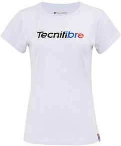 Tennisshirt Tecnifibre Women Club White-XL