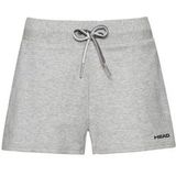 Tennisbroek HEAD Girls Shorts Club Ann Grey Melange-Maat 164