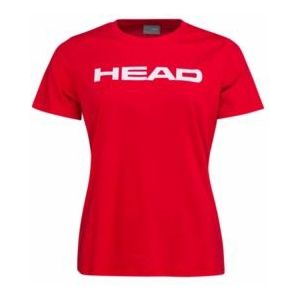 Tennisshirt HEAD Women Club Basic Red-L