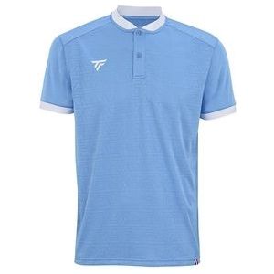 Tennispolo Tecnifibre Boys Team Junior Mesh Azur-12 - 14 jaar