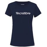 Tennisshirt Tecnifibre Women Team Cotton Marine-XL