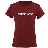 Tennisshirt Tecnifibre Women Team Cotton Cardinal-XL