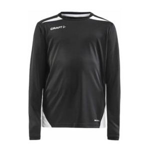 Craft - Pro Control Impact LS J - Tennisshirt - Zwart - Kids