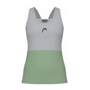 Tennisshirt HEAD Women Play Tech Tanktop Celery Green White-L