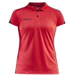 Tennisshirt Craft Women Pro Control Impact Polo W Bright Red Black-XL