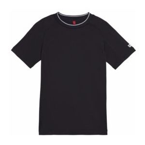 Tennisshirt Wilson Boys Team Seamless Crew Black-L
