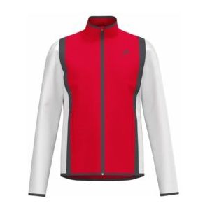 Tennisvest HEAD Men Club 25 Jacket Red White-XXXL