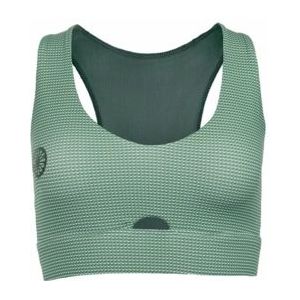 The Indian Maharadja - Women Cut-Out Bra - Sport BH - Forest Green - Nylon/Elasthaan
