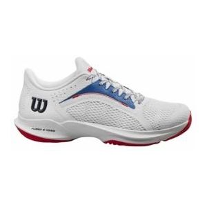 Padel Schoenen Wilson Women Hurakn 2.0 W White Deja Vu Blue Wilson Red-Schoenmaat 38 (UK 5)