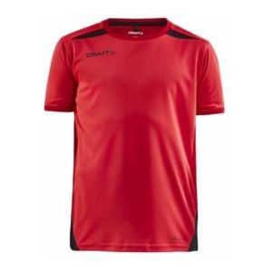 Tennisshirt Craft Kids Pro Control Impact Bright Red Black-Maat 158