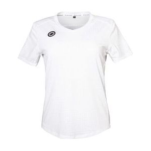 Tennisshirt The Indian Maharadja Women Kadiri Jacquard Mono Tee White-S