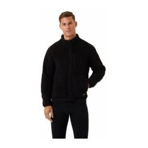 Vest Björn Borg Men Centre Pile Fleece Jacket Black Beauty-S