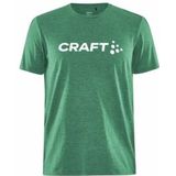 T-Shirt Craft Men Community Logo Tee Team Green Melange-XS